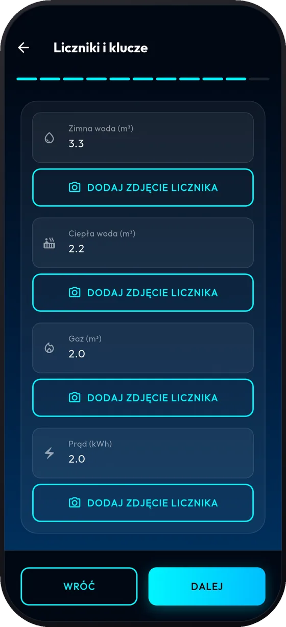 Spisywanie liczników